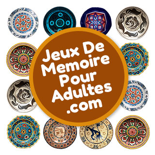 Jeu de mémoire en ligne pour les seniors, personnes âgées et les adultes avec des images des plats