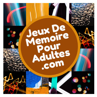 Jeu de société de mémoire gratuit pour seniors et adultes niveau moyen pour jouer: Images abstraites