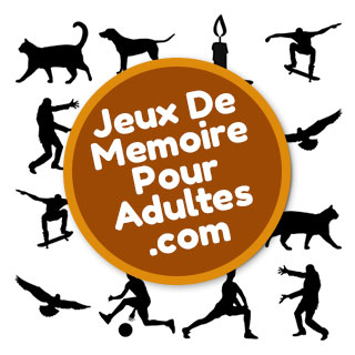 Jeux de mémoire en ligne pour les adultes et les seniors niveau difficile avec 30 cartes pour jouer: Les ombres