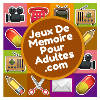 Jeux de société de mémoire gratuits en ligne pour les personnes âgées et les seniors niveau difficile: Objects